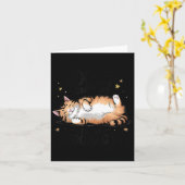 Carte Sorry I Can't Go I'm An Indoor Cat  (Fleur jaune)