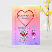 Carte Sorry You're Leaving Netball Goodbye Greeting (Fleur jaune)