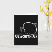 Carte Sortez...220 Sticker (Fleur jaune)