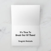 Carte Sortez De Là ! Humour de diplôme (Intérieur)