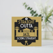 Carte Sortez De Prison Libération Cadeau (Debout devant)