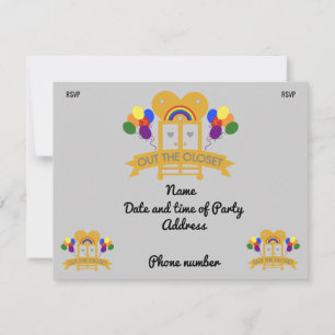 Carte Sortir de la fête gay 11 octobre