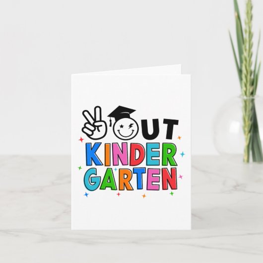 Carte Sortir De La Maternité Graduation Dernier Jour De (Devant)