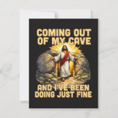 Carte Sortir de ma grotte La résurrection de Jésus (Dos)