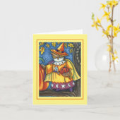 Carte SORTS MAGIQUES ET HULULATIONS D'HALLOWEEN, Note CH (Fleur jaune)