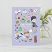 Carte sosoHoney Christmas (Debout devant)