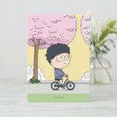 Carte sosoMiel(67) fleurs de cerisiers (Debout devant)