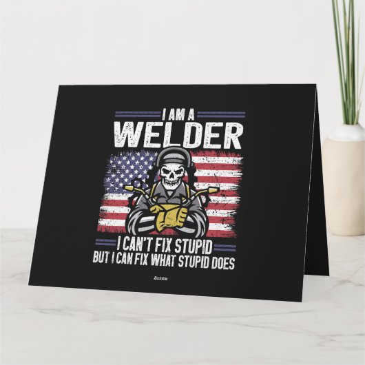 Carte Soudage soudeur (Dos)