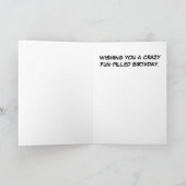 Carte Soudeuse folle de joyeux anniversaire (Intérieur)