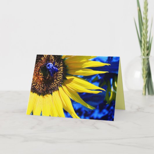 CARTE SOUFFLE AVEC BEE (Devant)