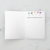 Carte Souffle de pissenlit, joyeux anniversaire ! (Intérieur)