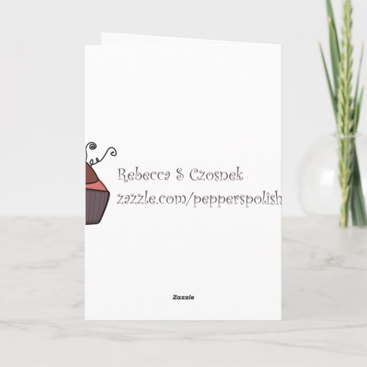 Carte Souhait d'anniversaire (Dos)