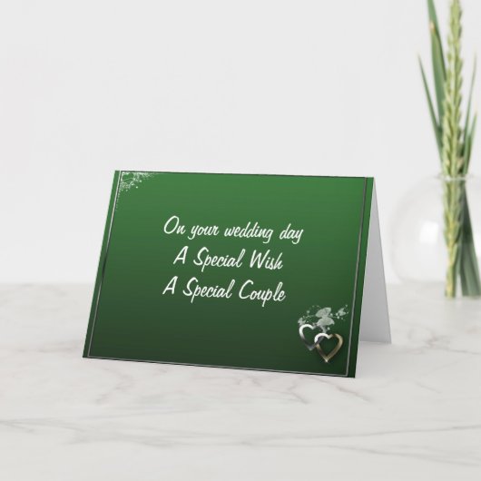 CARTE SOUHAIT SPÉCIAL MARIAGE COUPLE (Devant)