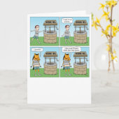 Carte Souhaiter bien Cheval drôle Anniversaire (Fleur jaune)