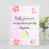 Carte Souhaitez à vos copains le meilleur jour avec ceci (Debout devant)