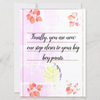 Carte Souhaitez à vos copains le meilleur jour avec ceci