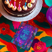 Carte Souhaitez Plutôt Violet Floral Anniversaire Joyeux