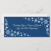 Carte Souhaitez-vous une saison de croissance, Joy Blue  (Devant)