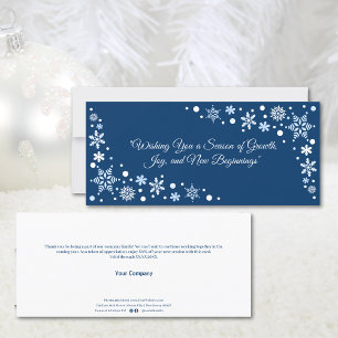 Carte Souhaitez-vous une saison de croissance, Joy Blue 