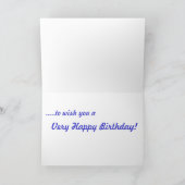 Carte Souhaits cavaliers d'anniversaire (Intérieur)
