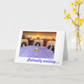 Carte Souhaits cavaliers d'anniversaire (Fleur jaune)