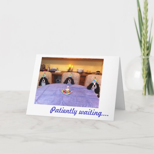 Carte Souhaits cavaliers d'anniversaire (Devant)