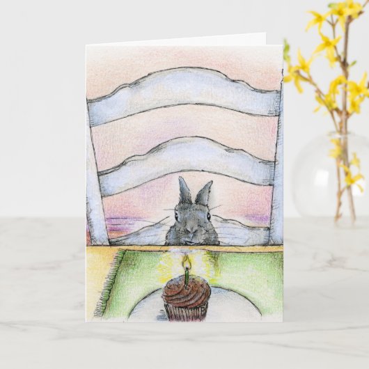 CARTE SOUHAITS D'ANNIVERSAIRE (Fleur jaune)