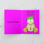 Carte Souhaits d'anniversaire (Intérieur)