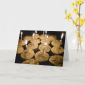 Carte Souhaits d'anniversaire (Fleur jaune)