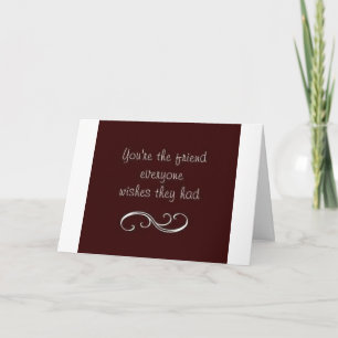 CARTE **SOUHAITS D'ANNIVERSAIRE** À MON TRÈS **MEILLEUR 