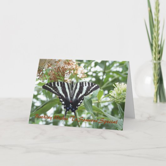 Carte Souhaits d'anniversaire au som… (Devant)