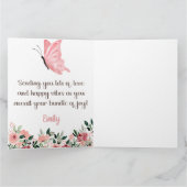 Carte Souhaits de bébé doux s'attendre à maman Grossesse (Intérieur)