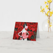 Carte Souhaits de ChristMOOs de Mootilda à vous (Fleur jaune)