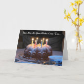 Carte Souhaits de papas (Fleur jaune)