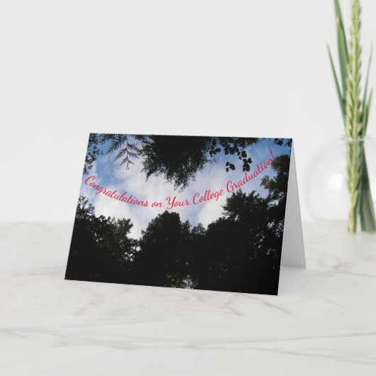 Carte Souhaits d'études collégiales (Devant)