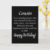 CARTE SOUHAITS EXTRAORDINAIRES POUR MA **CARTE D'ANNIVER (Fleur jaune)