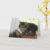 Carte Souhaits passionnants d'anniversaire (Fleur jaune)