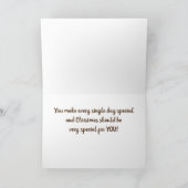 CARTE SOUHAITS SPÉCIAUX POUR UN **ENSEIGNANT** (Intérieur)