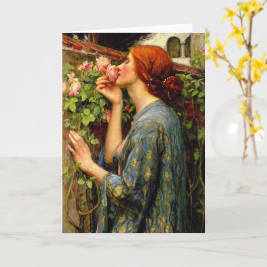 Carte Soul of the Rose John William Waterhouse (Fleur jaune)