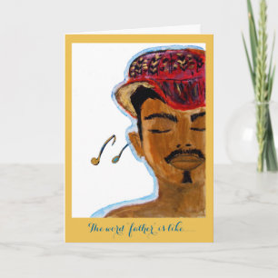 Carte "Soulful Listener II" par Alicia L. McDaniel