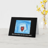 CARTE SOULMATES EN MORT (Fleur jaune)