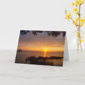 Carte Sound Sunset OBX (Fleur jaune)