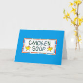 Carte Soupe de poulet (Fleur jaune)