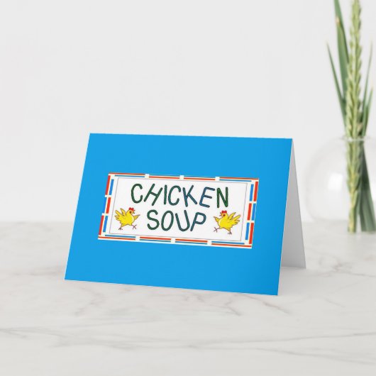 Carte Soupe de poulet (Devant)