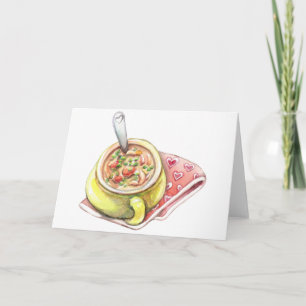 Carte Soupe de poulet au vermicelle