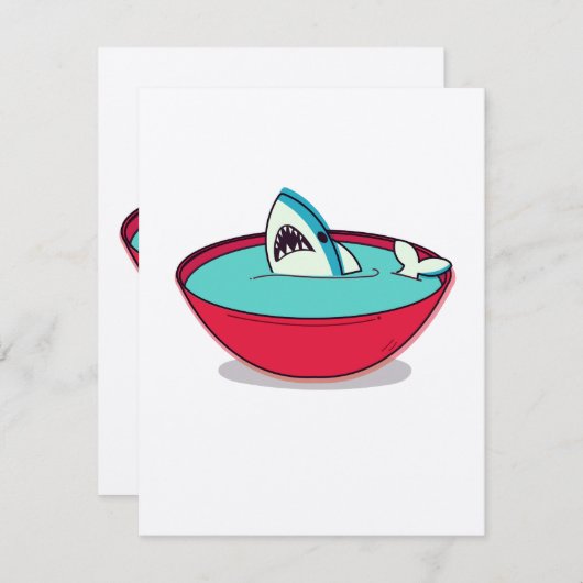 Carte Soupe Fin Requin (Devant / Derrière)