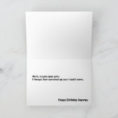 Carte souriez, c'est votre anniversaire ! (Intérieur)