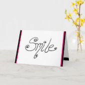 Carte Sourire (Fleur jaune)