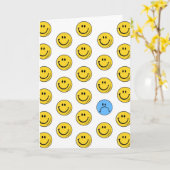 Carte Sourire (Fleur jaune)