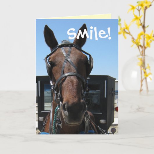 Carte Sourire ! (Fleur jaune)